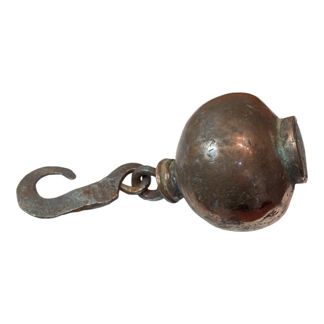 Antique Greek 3 1/2 Pound Copper Scale Weight For Sale