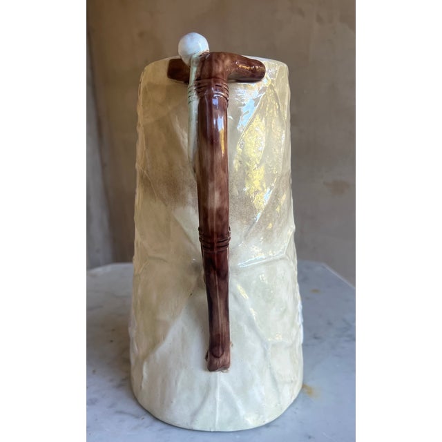 Ceramic Large Antique Pitcher by Joseph Holdcroft, C 1880s For Sale - Image 7 of 13