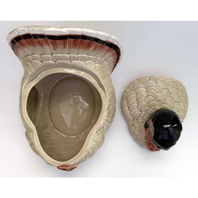 1940s Mid Century Modern Ceramic Turkey Tureen For Sale In New York - Image 6 of 7