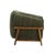 Piedmont Upcycled Chenille Olive Green Accent Chair For Sale - Image 4 of 8