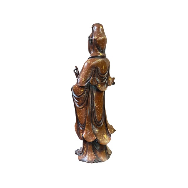 Introducing our exquisite handcrafted bronze Guan Yin / Bodhisattva/ Goddess of Compassion, Mercy, and Kindness statue, a...