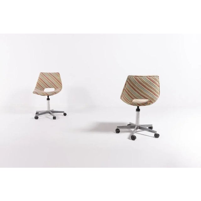 Set of Italian Desk Chairs by Augusto Bozzi for Saporiti, 1970s For Sale - Image 4 of 10