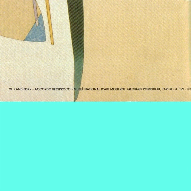 1993 Reciprocal Accords Accord Réciproque by Wassily Kandinsky Vintage Fine Art Lithography Print Poster 90s For Sale - Image 4 of 5