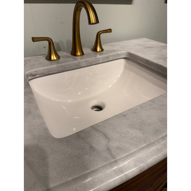 English 19th Century Chest of Drawers Bath Vanity For Sale - Image 3 of 13