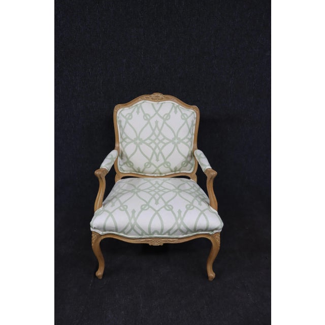French Louis XV Bergere For Sale - Image 3 of 6