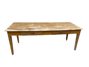 Rustic 2-Drawer Table in Poplar