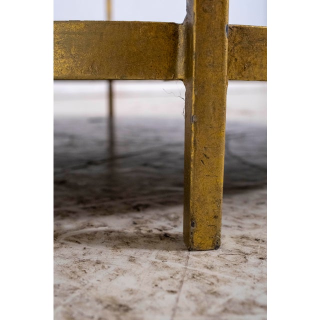 Round Tessellated Marble Top Decorator Lamp Table For Sale - Image 9 of 9