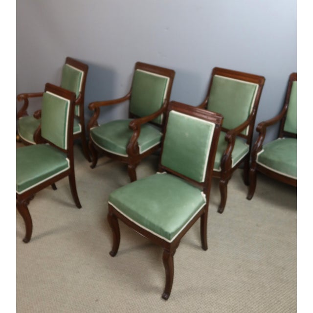 Wood Living Room Set, 19th Century, Set of 6 For Sale - Image 7 of 13