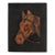 One-of-a-Kind Handcrafted Copper Wire Geometric Wall Sculpture on Wood For Sale
