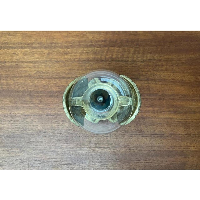 Mid-Century German Bronze Ornamental Oil Lamp from Gilde, 1960s For Sale - Image 6 of 15