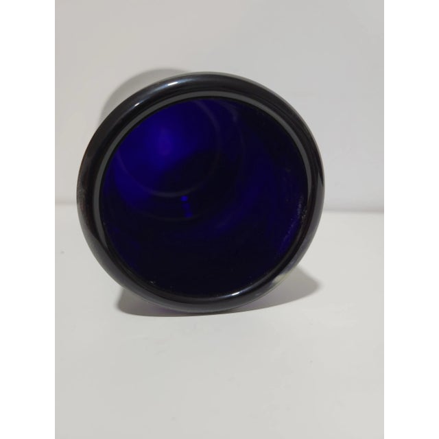 Glass 1970s Loren Chapman Abstract Art Glass Vase For Sale - Image 7 of 11