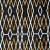 Abstract Schumacher X Neisha Crosland Kyoto Trellis Fabric in Soot For Sale - Image 3 of 3