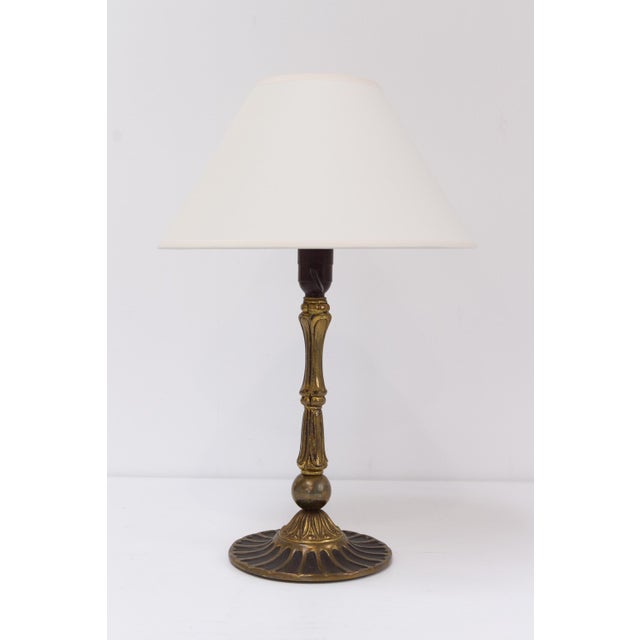 Art Deco Danish Brass Table Lamp, 1930s For Sale - Image 15 of 15