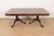 Wood Thomasville Chippendale Banded Flame Mahogany Double Pedestal Extension Dining Table, Newly Refinished For Sale - Image 7 of 15