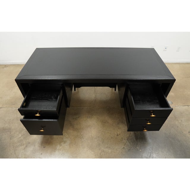 Black Arhaus Brock Executive Desk For Sale - Image 8 of 17