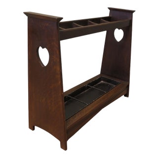 Liberty Arts and Crafts Oak Umbrella Stand, 1880 For Sale
