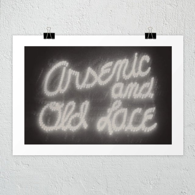 We love this bizarre phrase written in lights. This snapshot was taken from a film marquee in the 1940's. Add some...