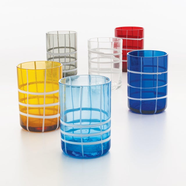 2020s Twiddle Tumbler (Set of 6) - Amber For Sale - Image 5 of 6