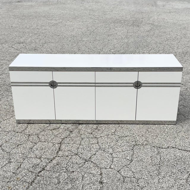 Mid-Century Modern Pierre Cardin Long Dresser / Cabinet For Sale - Image 3 of 6