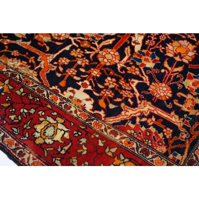 Antique Farahan Sarouk Rug 4'2'' x 6'7'' For Sale In New York - Image 6 of 11