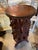 Gothic Antique Walnut Wood Revolving Bookcase on Wheels For Sale - Image 3 of 7