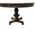 A handsome antique Burmese dining table crafted in richly figured hardwood, most likely teak, dating to circa 1840 The...