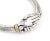 Contemporary Yaacov Heller Handshake Choker Necklace in Sterling Silver LTD 23/250 For Sale - Image 3 of 6