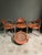 Animal Skin Vintage Dinning Chairs by Gastone Rinaldi, 1980s, Set of 4 For Sale - Image 7 of 9