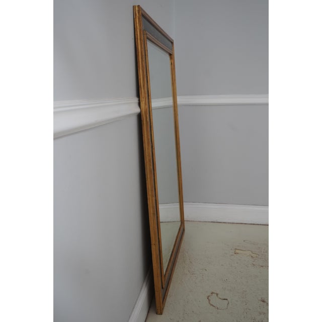 Age: Approx: 30 Years Old Details: Beveled Glass High Quality Construction Large Impressive Mirror French Style Hand...