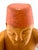 1990s 1990s Donald Nelsen Modernist Painted Wood Walking Figure Sculpture With Fez For Sale - Image 5 of 18