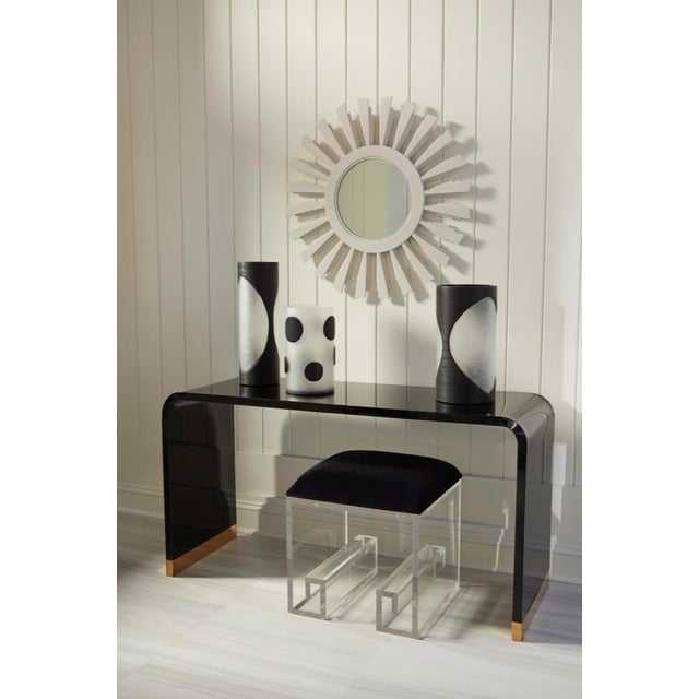 Wildwood Mykonos Velvet Stool For Sale - Image 9 of 11