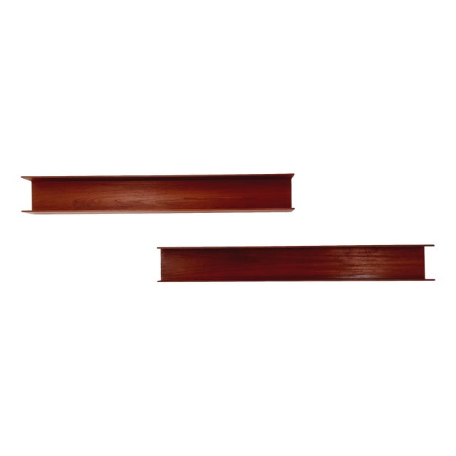 Long German Hanging Shelf by Wilheilm Renz for Walter Renz, 1960s For Sale