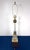 Brass 1950s Monumental 35" Paul Hanson Neoclassical Fluted Crystal & Brass Column Lamp For Sale - Image 8 of 12