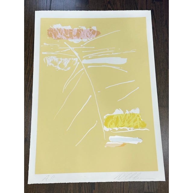 Dan Christensen Dan Christensen "Veeda" Original Signed Print 1979 For Sale - Image 4 of 4