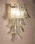 Wall Light in Transparent Glass Petals from Venini, 1970s For Sale - Image 3 of 12
