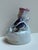 Antique Victorian Staffordshire quill holder (or inkwell) made of porcelain. From 1860 era. Perfect condition.