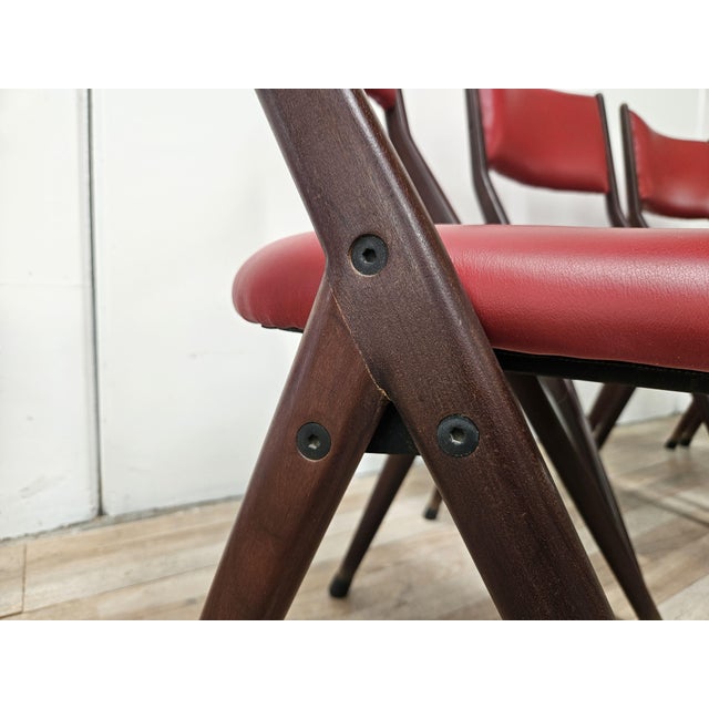 Chairs by Gaetano and Alessandro Besana, 1960, Set of 6 For Sale - Image 11 of 14
