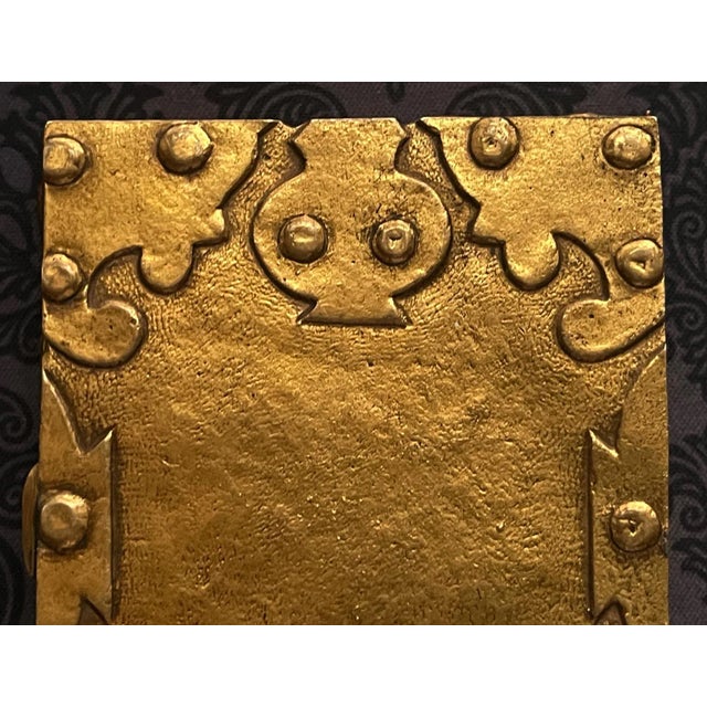 Line Vautrin Large French Sculpted Bronze Box by Line Vautrin For Sale - Image 4 of 11