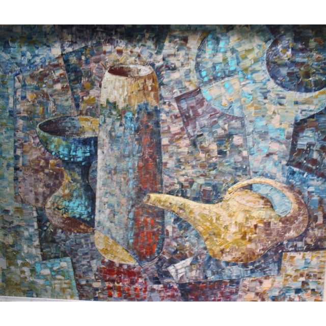 Loren Mid-Century Still Life Painting For Sale - Image 4 of 7