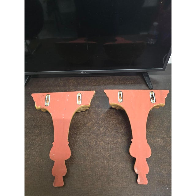 Classical Roman Wall Shelf Gitwood For Sale - Image 3 of 3