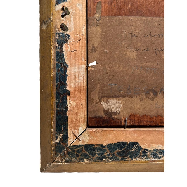 German Expressionist Artist, Still Life with Vase of Flowers, Oil Tempera on Panel, 20th Century, Framed For Sale - Image 13 of 15