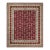 Mogul, One-of-a-Kind Hand-Knotted Area Rug in Red, 8' 3" x 9' 10" For Sale