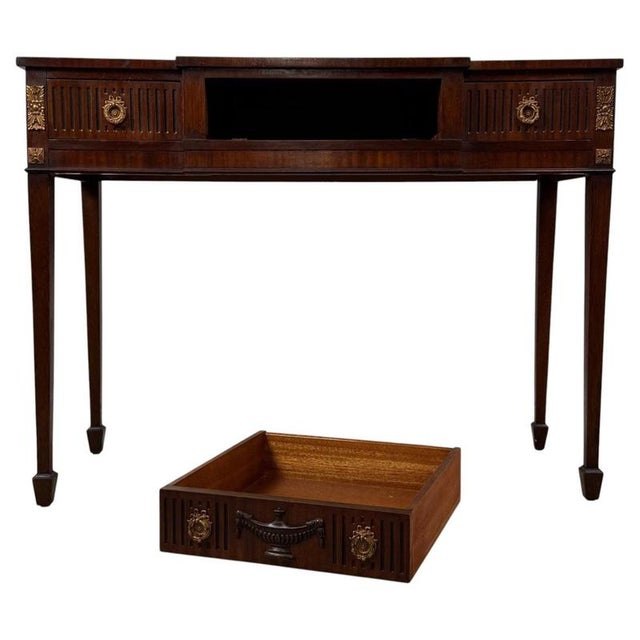 Antique Early 20th Century Adam Mahogany Side Table For Sale - Image 3 of 12