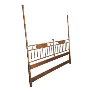 Baker Faux Bamboo King Headboard For Sale