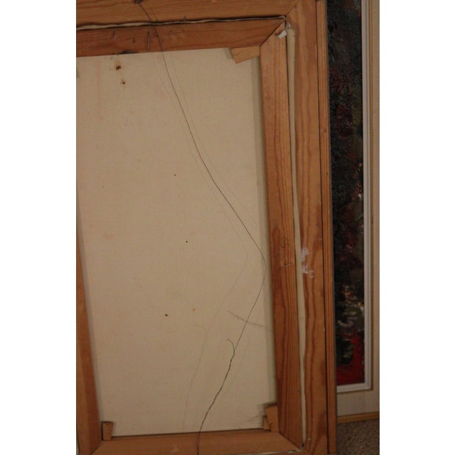 B. Sjööberg, Flower Motif, 1950s, Oil on Canvas, Framed For Sale - Image 5 of 18