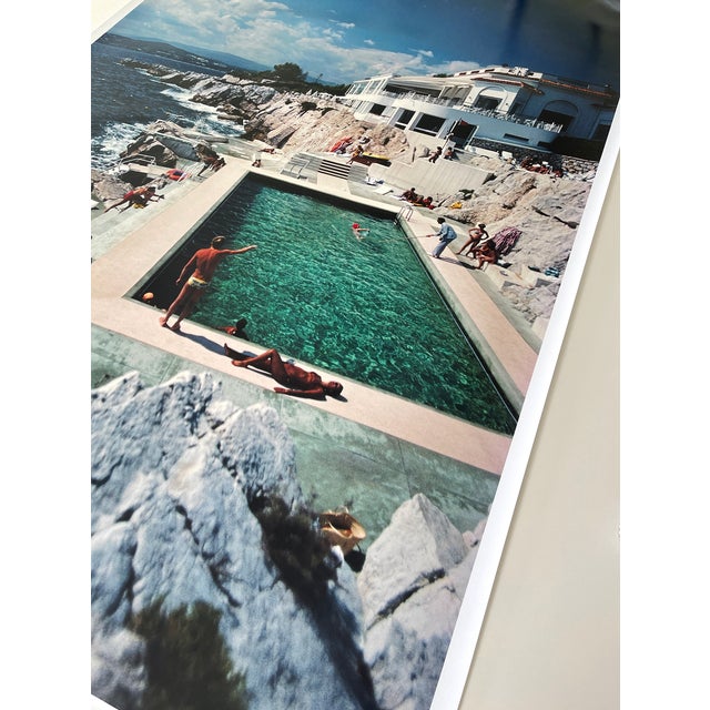 Printmaking Materials 1970s "Eden Roc Pool" 40x60 C-Print by Slim Aarons For Sale - Image 7 of 8