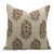 Fabdivine Hand Block Print Linen Blend Virat Print Cushion Cover- 20x20 For Sale