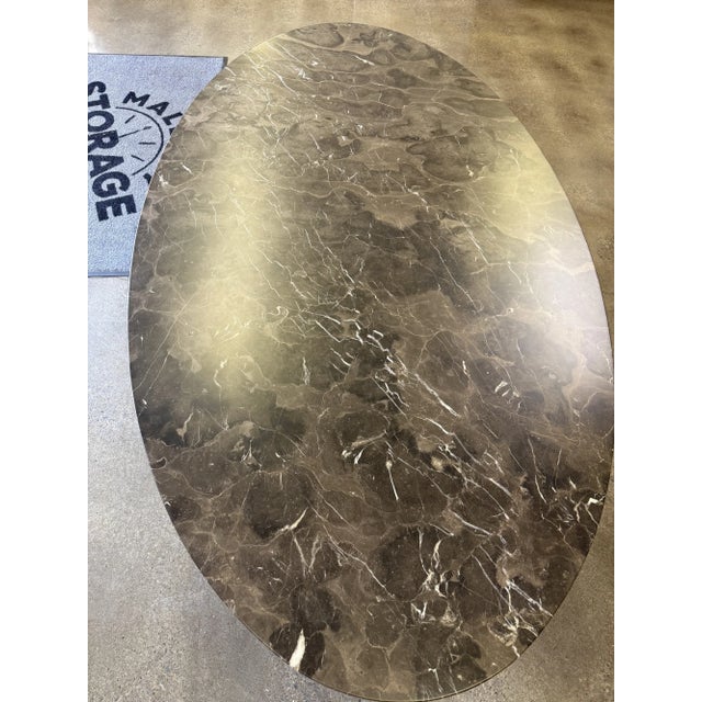 Mid-Century Modern Oval Saarinen Tulip Table For Sale - Image 3 of 10