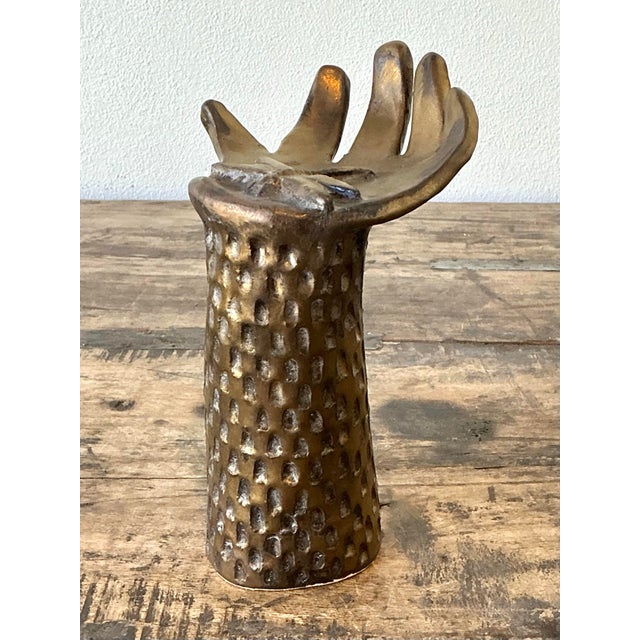 Vintage Slab Built Hand Sculptures - Set of 4 For Sale - Image 9 of 12