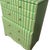 Wood Hand-Painted Green Striped Dresser | Circus Interior Meets Neo Deco For Sale - Image 7 of 7